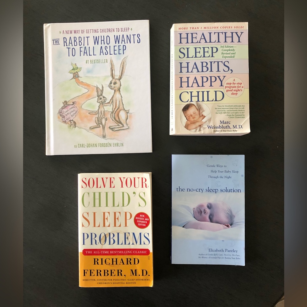 Baby Sleep Book Bundle. Includes 4 books.